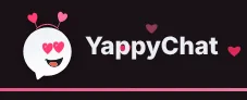 Yappy with heart eyes and a headband.